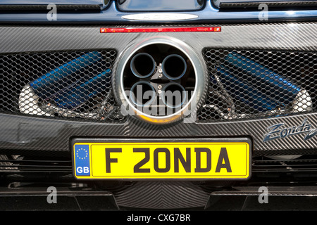 Pagani Zonda F Clubsport Roadster hypercar Stock Photo