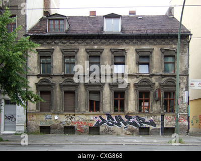 Berlin, old two-storey residential buildings Stock Photo