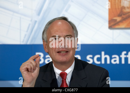 Hans-Peter Keitel, president of German Construction Industry Federation Stock Photo