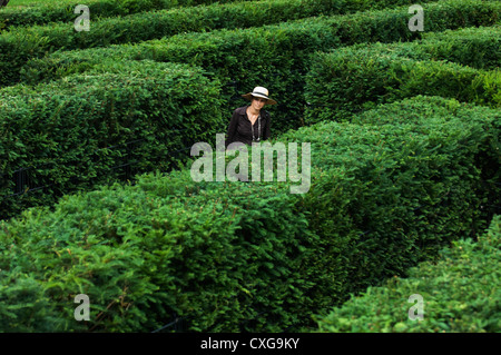 Berlin, a woman in the maze Stock Photo