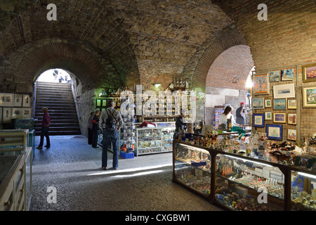 The basement of Diocletian's Palace, Split, Split-Dalmatia County, Croatia Stock Photo