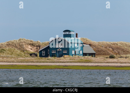 Old lifeboat station at Blakeney Point, Blakeney, North Norfolk Stock Photo