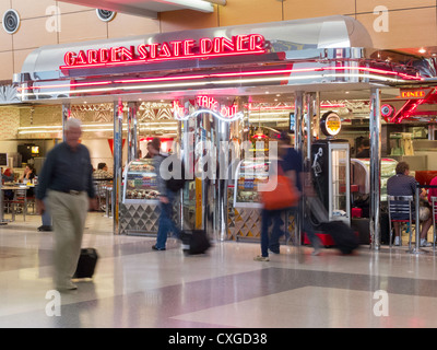 Garden State Diner, Newark Liberty International Airport, Newark, New Jersey, USA Stock Photo