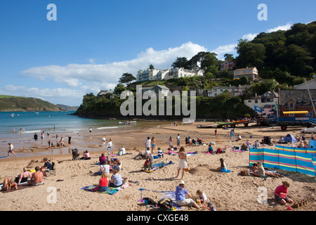 South Sands beach, Salcombe, Devon, England, United Kingdom Stock Photo