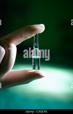 A picture of a medical ampoule Stock Photo