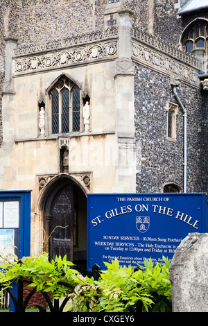 The Church of St Giles On The Hill, Norwich, England, UK Stock Photo ...