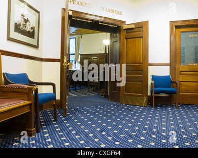 Alaska State Capitol Building Interior, Juneau, Alaska, USA Stock Photo