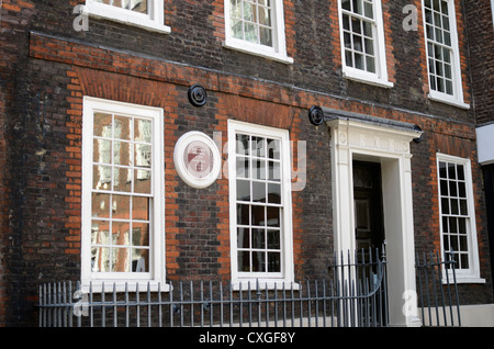 The former home of Samuel Johnson at 17 Gough Square, London, England Stock Photo