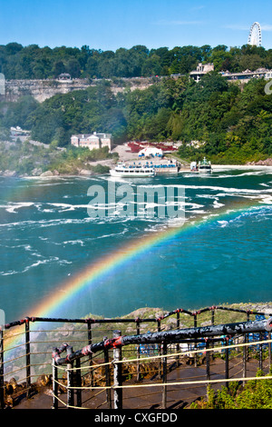 Niagara Falls railing Stock Photo - Alamy