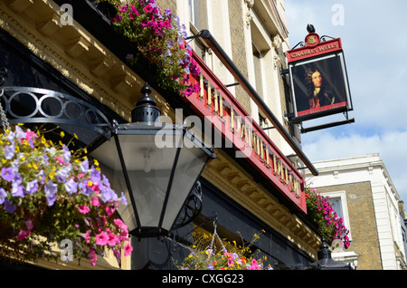 The Daniel Defoe pub in Stoke Newington Church Street, Stoke Newington, London, England Stock Photo