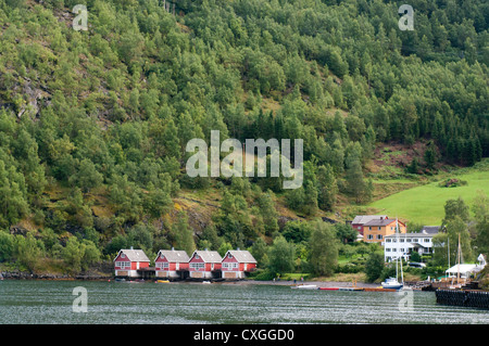 The town of Flamm, Norway Stock Photo