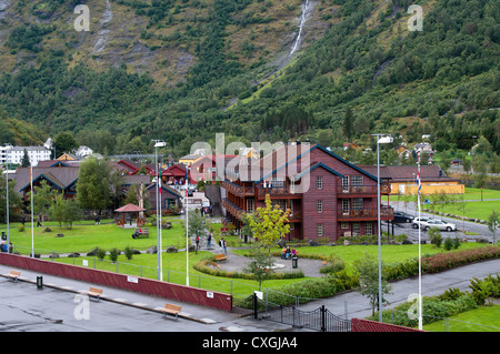 The town of Flamm, Norway Stock Photo