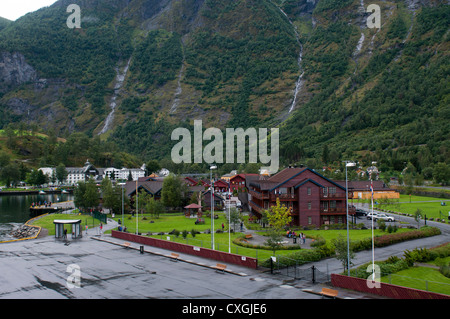 The town of Flamm, Norway Stock Photo