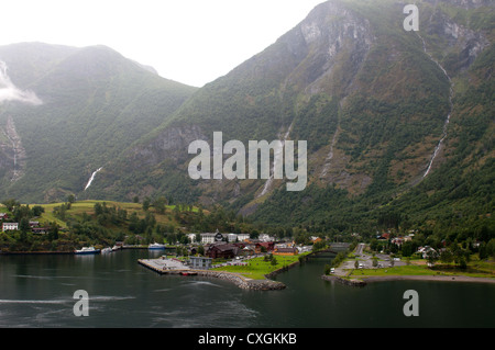 The town of Flamm, Norway Stock Photo