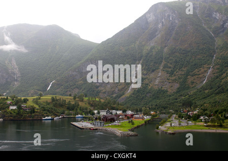 The town of Flamm, Norway Stock Photo