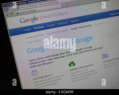 google cloud storage Stock Photo
