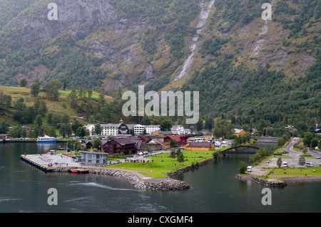 The town of Flamm, Norway Stock Photo