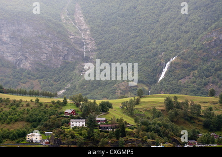 The town of Flamm, Norway Stock Photo