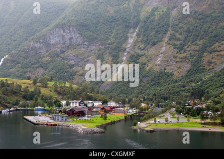 The town of Flamm, Norway Stock Photo