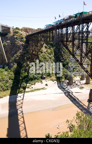 Gouritz river,  bungy,  bungy jump, South Africa,  Bungee Stock Photo