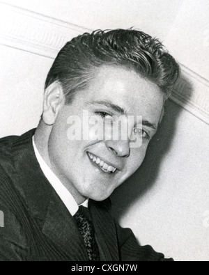EDDIE COCHRAN (1938-1960) US rock musician photographed by Harry Hammond on Friday 15 April 1960 - he day before he died. Stock Photo