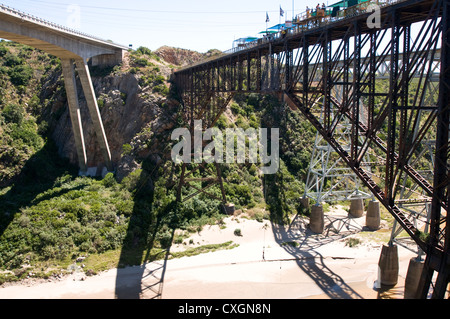 Gouritz river,  bungy,  bungy jump, South Africa,  Bungee Stock Photo