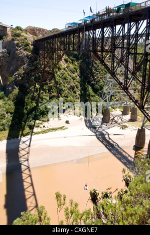 Gouritz river,  bungy,  bungy jump, South Africa,  Bungee Stock Photo