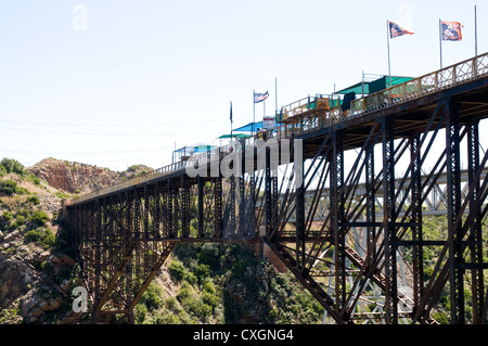 Gouritz river,  bungy,  bungy jump, South Africa,  Bungee Stock Photo