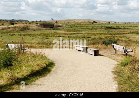 Rainham Marshes RSPB Reserve, Essex, September 2012 Stock Photo