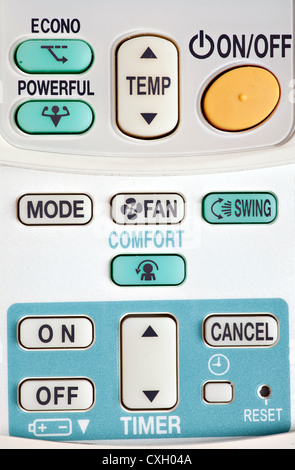 Air ventilation controller panel with display at home. Smart house ...