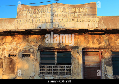 Derelict colonial building in Trincomalee, Sri Lanka. Stock Photo