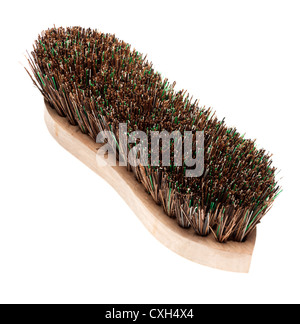 Scrubbing brush bristles Stock Photo