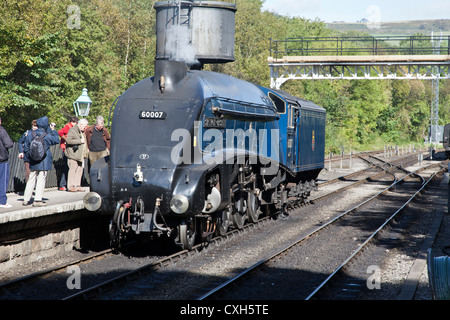 60007 Sir Nigel Gresley LNER Class A4 Pacific Stock Photo