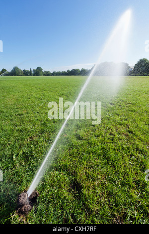 England, London, Regents Park, Watering System Stock Photo