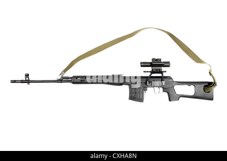 Sniper rifle SVD Stock Photo
