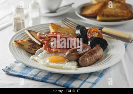Ulster Fry Irish breakfast Stock Photo
