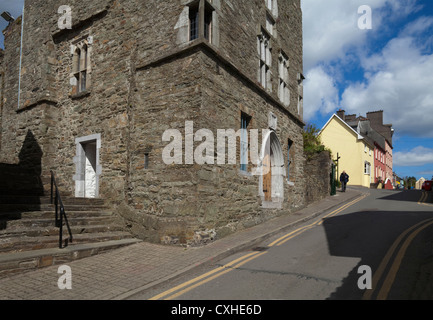 15th Century Desmond Castle & International Museum of Wine, Cork Street, Kinsale, County Cork, Ireland Stock Photo