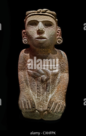 Kneeling Female Figure. Culture: Aztec. Dimensions: Overall: 21 1/2 x ...