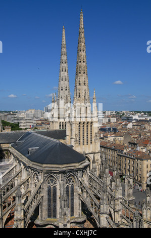 St. Andrew's Cathedral, Bordeaux, France Stock Photo