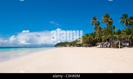 White beach, Boracay Island, Philippines Stock Photo