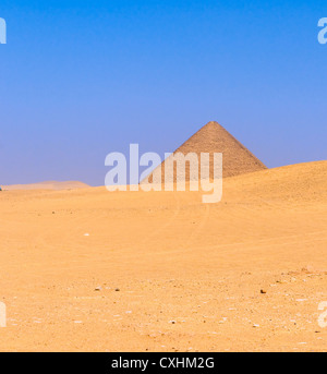 Red pyramid at Dahshur, Cairo, Egypt Stock Photo