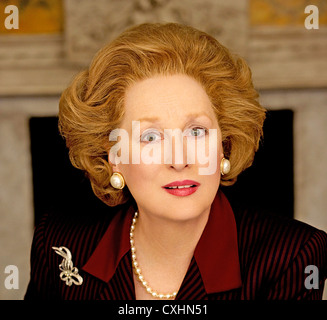 THE IRON LADY 2011 Pathe/Film4/UK Film Council/Media Rights/Goldcrest film with Meryl Streep as Margaret Thatcher Stock Photo
