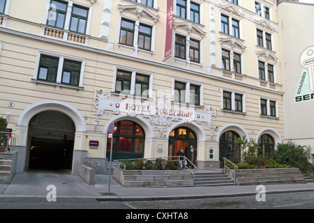 Exterior of the Hotel Josefshof (owned by Mercure), Josefsgasse 4-6, Vienna, Austria. Stock Photo