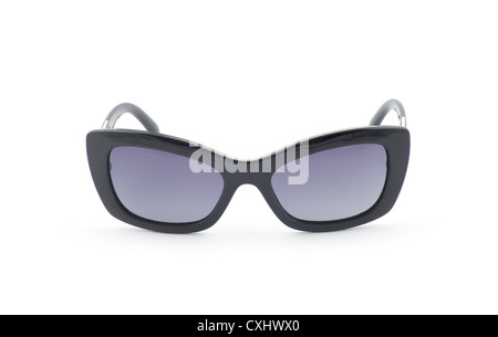 Women's sunglasses isolated on white