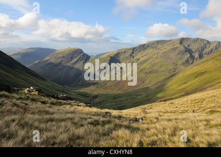 Black Sail pass and Kirk Fell, Lake District National Park Stock Photo ...