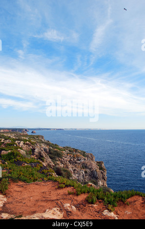 Küste von Sagres in Portugal Stock Photo