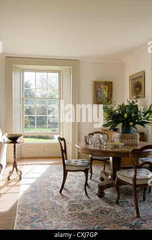 19th century coastal house renovation with contemporary interior Stock Photo