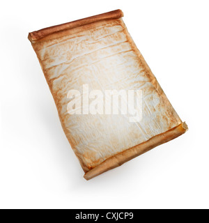 Ancient paper background. Blank canvas similar papyrus. Stock Photo