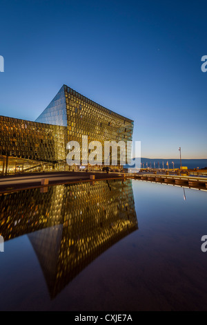 Harpa Concert Hall and Conference Center, Reykjavik, Iceland Stock Photo