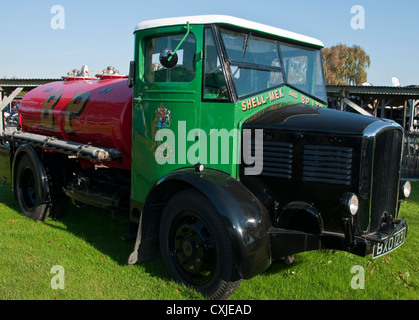 Old BP Petrol Tanker Stock Photo